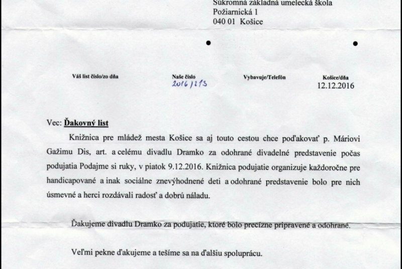  Interný seminár žiakov HO 